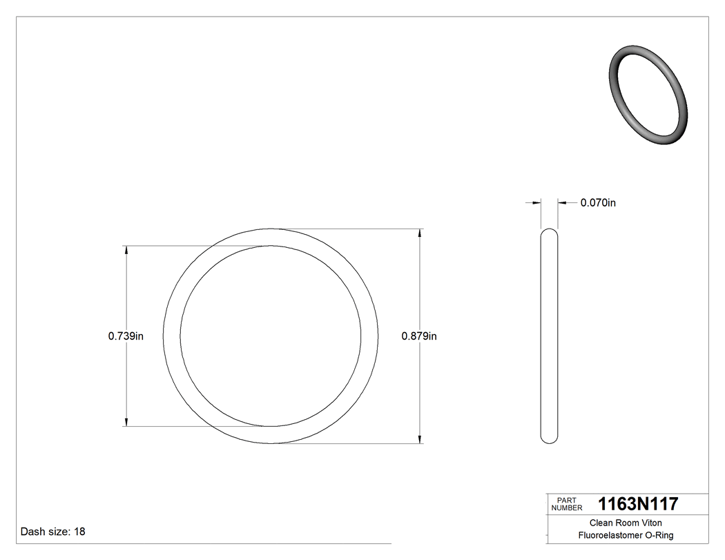 Technical drawing - 1163N117